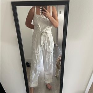 Free People Cargo Jumpsuit
